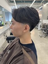 テンション(tension)&nbsp;メンズフェザーパーマテーパーフェード札幌駅大通駅バスセンター