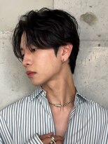 ガーデンタチカワネクスト(garden tachikawa next) 大人男子ナチュラルセンターパート毛流れパーマ似合わせ20代30代