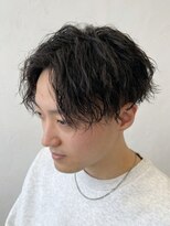 ラルス(Larus)&nbsp;リバースセンターパート/ニュアンスパーマ/ダウンバング/本八幡