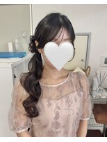 オウン(AUN)&nbsp;サイドお団子ポニー