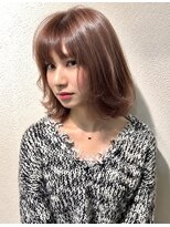 オンスター(ONSTAR)&nbsp;20代30代大人可愛い韓国風レイヤーショートボブアッシュブ