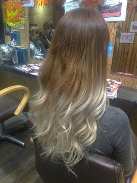 ユートピア(U topia) ホワイトブロンドグラデーションカラー