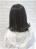 【切りっぱなしボブ】ハイライト＋グレージュカラー