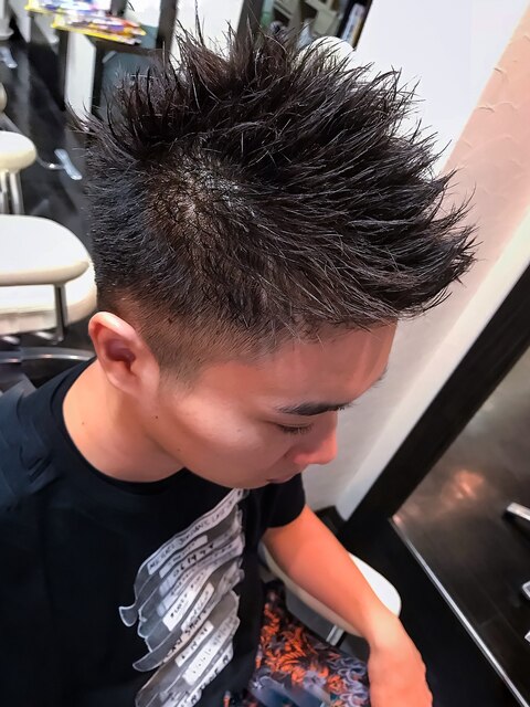 束感・スパイキー・デザインボウズ#Hommehair2nd櫻井