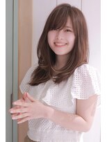 ワゴンバイアフロート(Wagon by afloat)&nbsp;リラクシーセミディカール 透け感ショコラベージュ