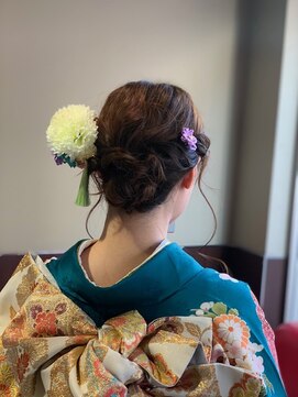 プログレス 小平小川店(PROGRESS) ヘアセット/ヘアアレンジ/ロープ編み/成人式/10代20代