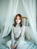 カラーサロンビスカリア 相模原エリア 淵野辺駅店(Color salon Biscaria)&nbsp;ツヤ感☆センターパート☆レイヤー［淵野辺］