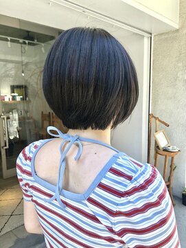 ソア(soa) ショートボブ×ブルーブラック