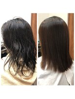ヘアーグラン(Hair Gran.)&nbsp;縮毛矯正施術例