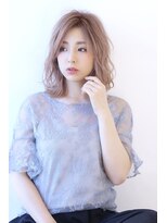 オーロ 宝塚店(ORO)&nbsp;20代30代40代透明感マロンベージュニュアンスカラーAラインボブ