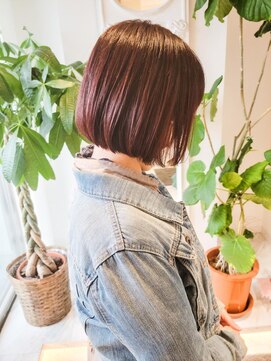 コーゾーギンザ 上野御徒町店(KOZO GINZA) 20代30代40代/ワンレンボブカット/暖色系カラー