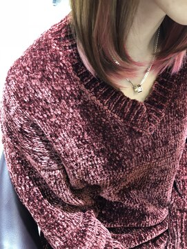 リコ(rico.) インナーカラー ピンク