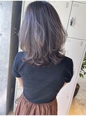 ★こなれミディアムパーマくびれミディアムレイヤーカットデジパ