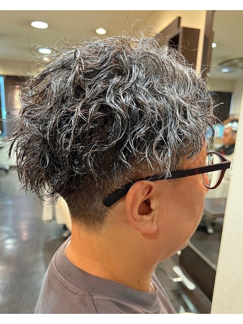 グレイヘアツイストスパイラル・HOMMEHAIR２nd櫻井