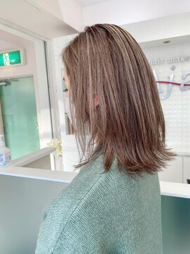 ラ シェンテ エイジア 川西(La Sente Aja) ４０代５０代にオススメの脱白髪染めハイライトベージュ