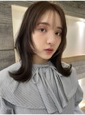 フェイスレイヤー顔周りカットくびれミディアム【肥田亜沙美】