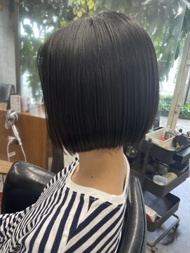 シェル 吉祥寺(shell) グレージュカラー/ボブウルフ/黒髪/ココアベージュ