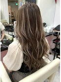 【エクステ】ハイライトヘア/ダークアッシュ