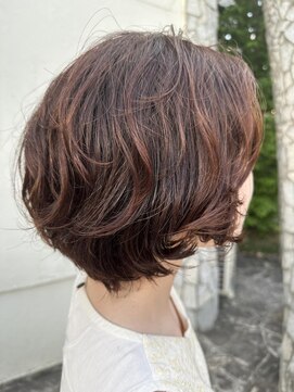 ノヴェル 旭ヶ丘店(NOVEL) 大人ショートボブパーマ20代30代40代50代