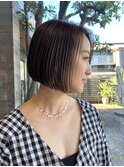 【ボブ】【切りっぱなしボブ】【ミニボブ】