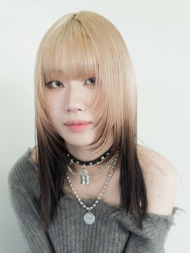 ディーボーイ 下通本店(D-BOY) ルーツカラー/顔周りレイヤー/ダブルカラー