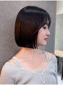 ◇ボブ 縮毛矯正 顔周りカット 表参道 髪質改善