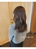 セミロングレイヤースタイル