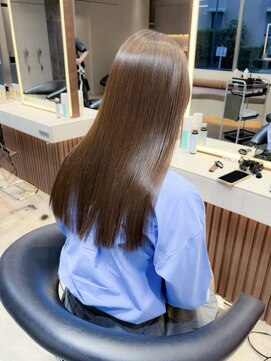 ロンド ロワール 門前仲町(Lond Loire) ボブショートボブ縮毛矯正ベージュグレージュ門前仲町