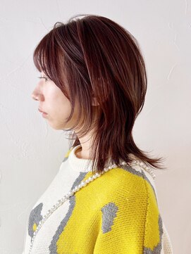 アイティー バイ アルバム 中野店(IT by ALBUM) ミルクティーピンクくびレイヤーセミディ_ba497171