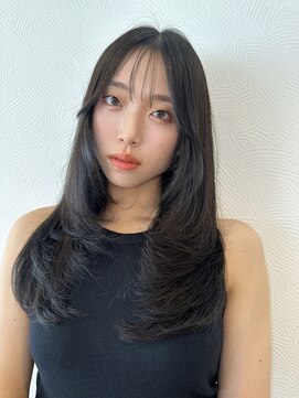 マイラグーン(MY LAGOON) レイヤーカット/韓国風/ワンホンヘア/韓国ヘアグレージュカラー