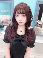 ドットハリス(.Hallis)&nbsp;編みたらし　ヘアセット　ヘアメ