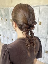 カムジーヘッド(COMEGHEAD)&nbsp;ミルクティーベージュダブルカラーケアブリーチグレージュ40代