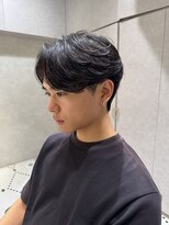 ゼスト リル 新宿(ZEST lill)&nbsp;センターパート フェザーパーマ フェザーショート 毛流れ