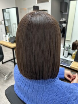 アン ビー(an B) アッシュブラウン/カラー/髪質改善/ボブ