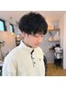 【メンズ限定/人気No.2】カット＋パーマ　￥11,000