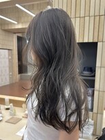 パークレーン アイス イヴェン(park lane ICI yeven)&nbsp;ブリーチなしアッシュグレー暗染め透明感カラー夏カラーレイヤー