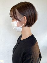 シオン(shion)&nbsp;ショートおくれ毛前髪カット_ba370032