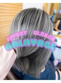切れ毛・ムラ直しからここまで復活！ 夏の透明感バレイヤージュ