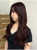 【YOKE】ローズブラウンモーヴピンクダークレッドブリーチなし