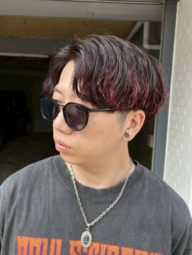 イコール(EquAll) 【エッジストリートウェーブ×バーガンディーレッド】