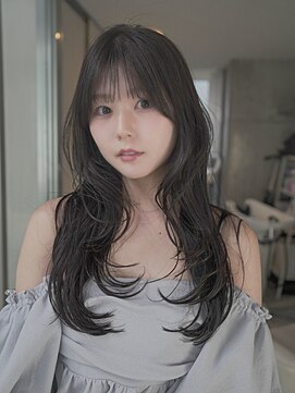 ホロン 池袋(HOLON) 池袋HOLON/レイヤーカット/ハッシュカット/暗髪ロングヘア