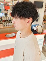 リップソウル(RIP SOUL)&nbsp;《RIP SOUL》波巻きスパイラルパーマ ツーブロック ショート