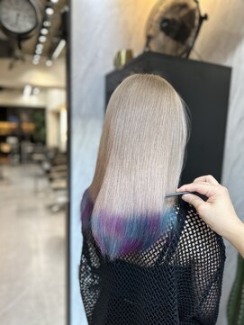 ヴァイス 渋谷店(VAICE) 紫陽花カラー/ケアブリーチ/デザインペーパー