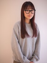 ハルフウェイ(haLfway)&nbsp;ピンクベージュロング