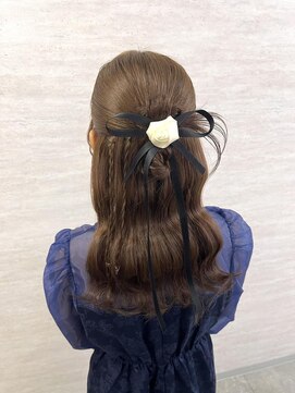 カチモリ　ハーフアップ