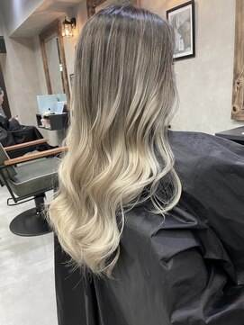 サニー 渋谷(SUNNY) バレイヤージュ、ハイライト、レイヤーロング、キッズカット