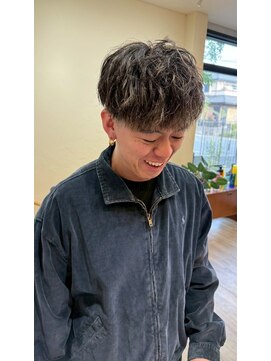 シフト(SHEEFT) メンズカットスパイラルパーマニュアンスパーママッシュ