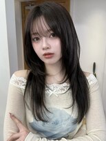 サンド ミュウ 横浜店(sand mieu)&nbsp;レイヤーカット/ハッシュカット/グレージュ/髪質改善