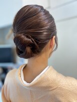 ソメリエヘアー(somelie hair) シンプルシニヨン