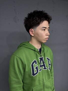 ランディ(RANDY) メンズテーパーフェード/スパイキーショート